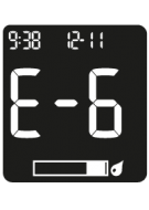 Κωδικός σφάλματος Accu-Chek Instant E-6